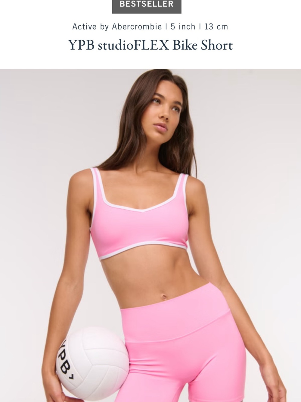 Abercrombie & Fitch Studio Flex Shorts Pink